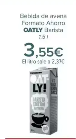 Carrefour OATLY Bebida de avena Formato Ahorro oferta