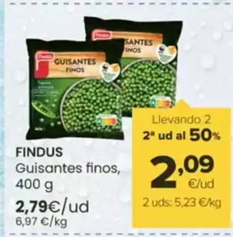 Autoservicios Familia FINDUS Guisantes finos oferta