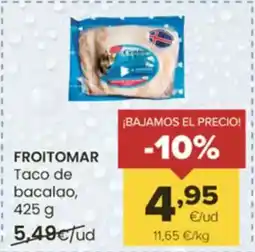 Autoservicios Familia FROITOMAR Taco de bacalao oferta