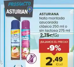 Autoservicios Familia ASTURIANA Nata montada azucarada clásica oferta