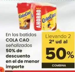 Autoservicios Familia COLA CAO En los batidos oferta
