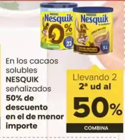 Autoservicios Familia NESQUIK En los cacaos solubles oferta