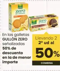 Autoservicios Familia GULLÓN ZERO En las galletas oferta