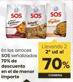 Autoservicios Familia SOS En los arroces oferta