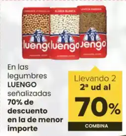 Autoservicios Familia LUENGO En las legumbres oferta