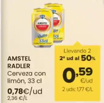 Autoservicios Familia AMSTEL RADLER Cerveza con limón oferta