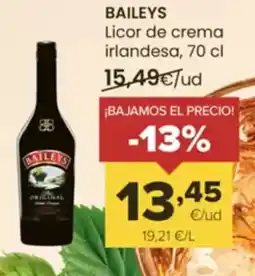 Autoservicios Familia BAILEYS Licor de crema irlandesa oferta