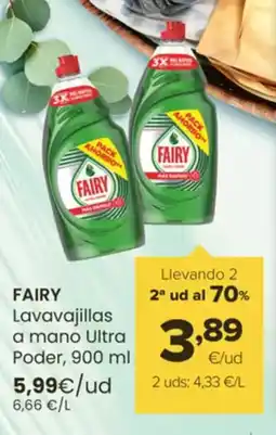 Autoservicios Familia FAIRY Lavavajillas a mano Ultra Poder oferta
