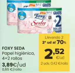 Autoservicios Familia FOXY SEDA Papel higiénico oferta