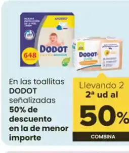 Autoservicios Familia DODOT En las toallitas oferta