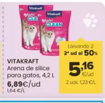 Autoservicios Familia VITAKRAFT Arena de sílice oferta