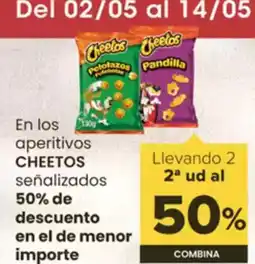 Autoservicios Familia CHEETOS En los aperitivos oferta