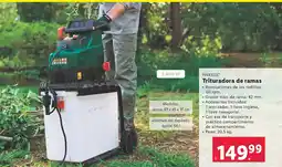Lidl PARKSIDE Trituradora de ramas oferta