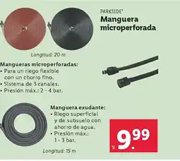Lidl PARKSIDE Manguera microperforada oferta