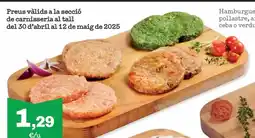 Sorli Preus vàlids a la secció de carnisseria al tall oferta