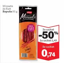 Sorli ESPUNA Minuets de fuet oferta