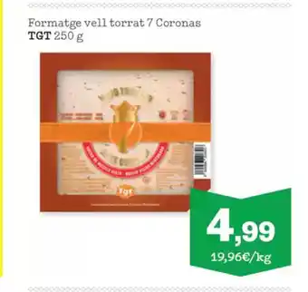 Sorli TGT Formatge vell torrat 7 Coronas oferta