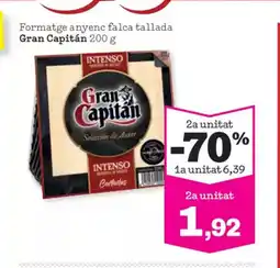 Sorli GRAN CAPITAN Formatge anyenc falca tallada oferta
