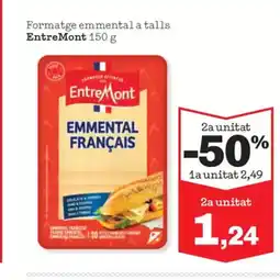 Sorli ENTREMONT Formatge emmental a talls oferta