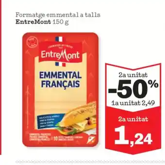 Sorli ENTREMONT Formatge emmental a talls oferta