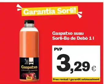 Sorli Gaspatxo suau Sorli-Bo de Debò oferta