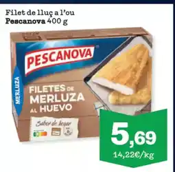 Sorli PESCANOVA Filet de lluç a l'ou oferta