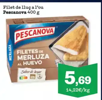 Sorli PESCANOVA Filet de lluç a l'ou oferta