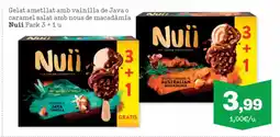Sorli NUII Gelat ametllat amb vainilla de Java o caramel salat amb nous de macadamia oferta