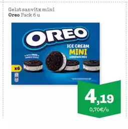 Sorli OREO Gelat sanvitx mini oferta