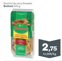 Sorli BUITONI Ravioli de carn Brasato oferta