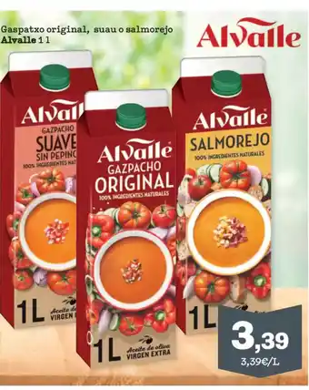Sorli ALVALLE Gaspatxo original, suau o salmorejo oferta