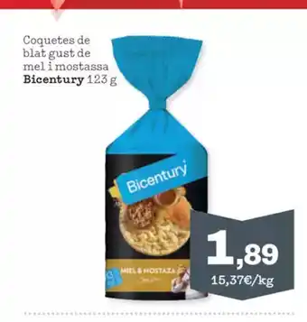 Sorli BICENTURY Coquetes de blat gust de mel i mostassa oferta