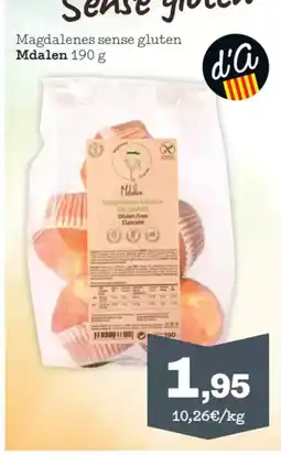 Sorli MDALEN Magdalenes sense gluten oferta