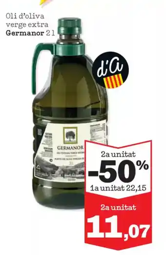 Sorli GERMANOR Oli d'oliva verge extra oferta
