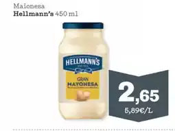 Sorli HELLMANN'S Maionesa oferta