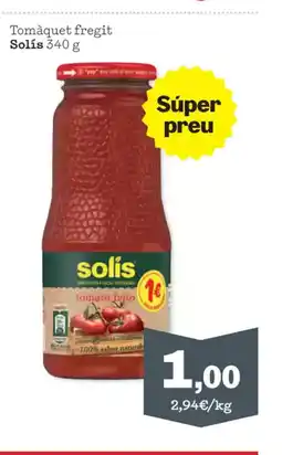Sorli SOLIS Tomàquet fregit oferta