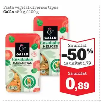 Sorli GALLO Pasta vegetal diversos tipus oferta