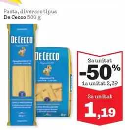 Sorli DECECCO Pasta, diversos tipus oferta