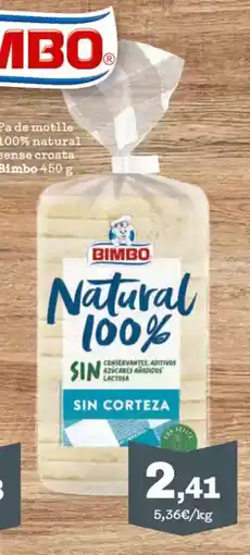 Sorli BIMBO Pa de motlle 100% natural sense crosta oferta