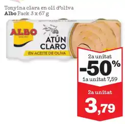 Sorli ALBO Tonyina clara en oli d'oliva oferta