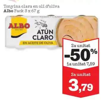 Sorli ALBO Tonyina clara en oli d'oliva oferta