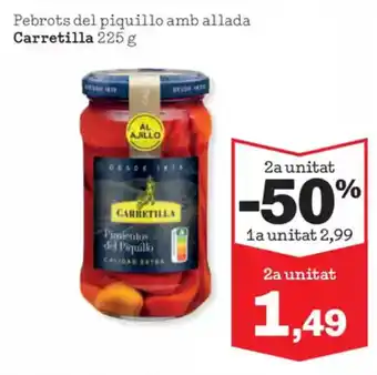 Sorli CARRETILLA Pebrots del piquillo amb allada oferta