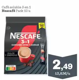 Sorli NESCAFE Cafè soluble 3 en 1 oferta