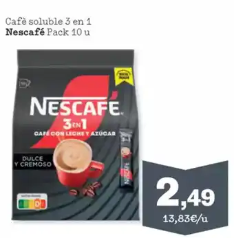 Sorli NESCAFE Cafè soluble 3 en 1 oferta