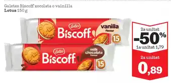 Sorli BISCOFF Galetes Biscoff xocolata o vainilla oferta