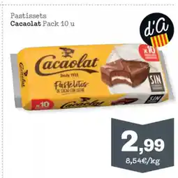Sorli CACAOLAT Pastissets oferta