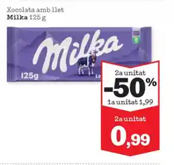 Sorli MILKA Xocolata amb llet oferta