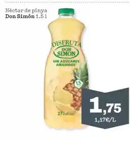 Sorli DON SIMON Nèctar de pinya oferta