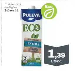Sorli PULEVA Llet sencera ecològica oferta