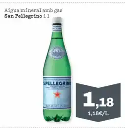 Sorli SAN PELLEGRINO Aigua mineral amb gas oferta